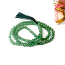 Light Green Aventurine Round Bead Mala ( Luck and Opportunities)