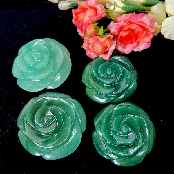 Rose in Green Aventurine