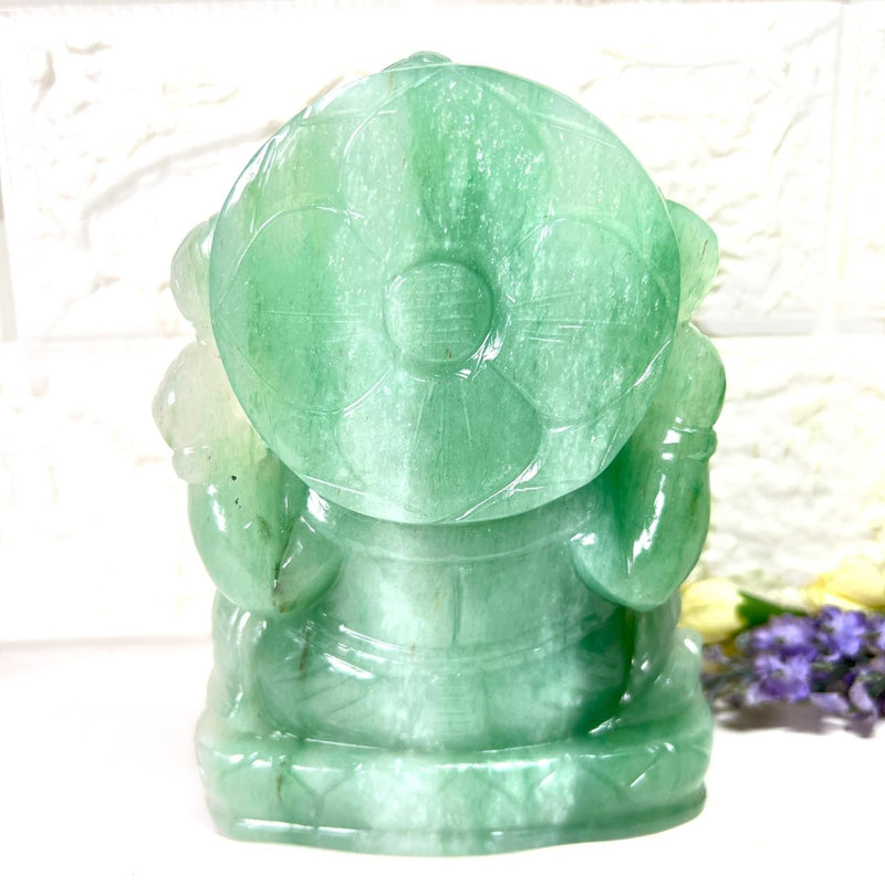 Large Ganeshas in Green Aventurine (Abundance)