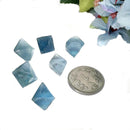 Natural Fluorite Octahedrons (Blue, Purple and Green)