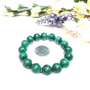 Malachite Round Bead Bracelet (Transformation)
