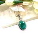 Malachite Premium Pendants in Silver (Transformation)
