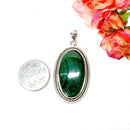 Malachite Premium Pendants in Silver (Transformation)