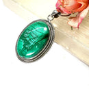 Malachite Premium Pendants in Silver (Transformation)