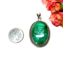 Malachite Premium Pendants in Silver (Transformation)