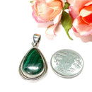 Malachite Premium Pendants in Silver (Transformation)