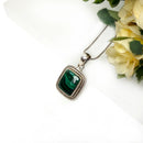 Malachite Premium Pendants in Silver (Transformation)