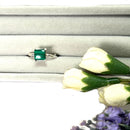 Malachite Adjustable Ring in Silver (Spiritual Renewal)