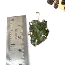 Moldavite Silver Pendant from Besednice (Czech Republic)