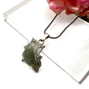 Moldavite Silver Pendant from Besednice (Czech Republic)