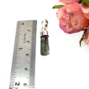 Moldavite Cap Pendant in Silver