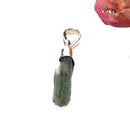 Moldavite Cap Pendant in Silver