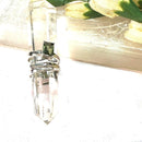 Moldavite Adjustable Ring in Silver