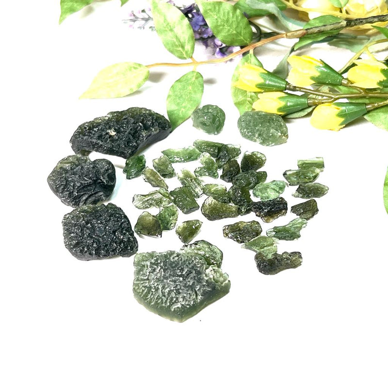 Moldavite Rough (Spiritual growth & Abundance)