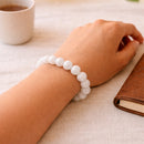 White Moonstone Bracelet