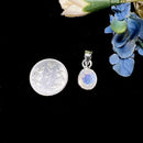 Moonstone Small Pendants in Silver (Balance Emotions)