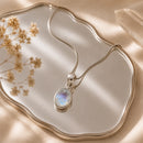 Moonstone Small Pendants in Silver (Balance Emotions)