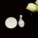 Moonstone Small Pendants in Silver (Balance Emotions)