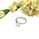 Moonstone Adjustable Ring in Silver (Emotional Balance)