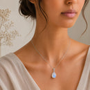 Moonstone Small Pendants in Silver (Balance Emotions)
