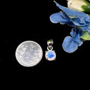 Moonstone Small Pendants in Silver (Balance Emotions)