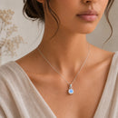 Moonstone Small Pendants in Silver (Balance Emotions)