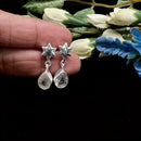 Moonstone Earrings in Silver