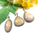 Morganite Premium Pendants in Silver