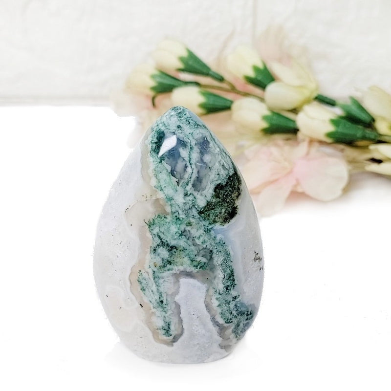 Moss Agate Flames (Growth and Balance)