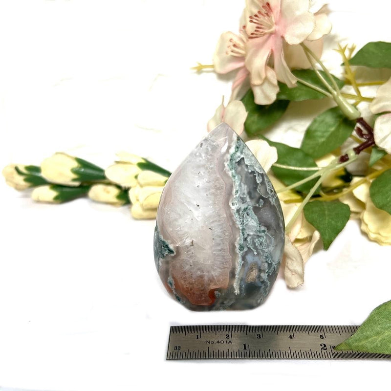 Moss Agate Flames (Growth and Balance)