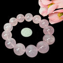 Mozambique Rose Quartz Bracelet Gem Quality (Love & Harmony)