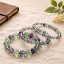 multi fluorite bracelets - healing crystals