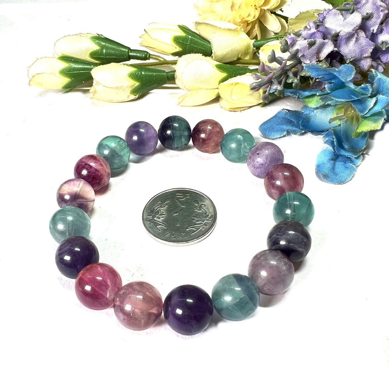 Multi Fluorite Bracelet (Focus  and Clarity)