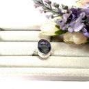 Fluorite Adjustable Rings in Silver