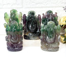 Multi Fluorite Ganesha (Focus and Clarity)