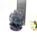 Multi Fluorite Ganesha (Focus and Clarity)