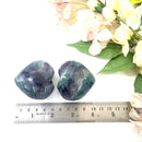 Multi Fluorite Heart (Focus  and Clarity)