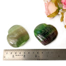 Multi Fluorite Heart (Focus  and Clarity)