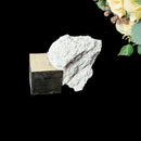 Navajun Pyrite Cube on Matrix Mineral Specimen
