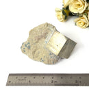 Navajun Pyrite Cube on Matrix Mineral Specimen