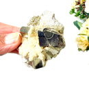 Navajun Pyrite Cube on Matrix Mineral Specimen