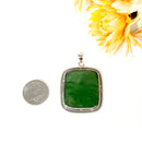 Nephrite Jade Premium Pendants in Silver