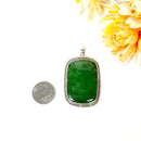 Nephrite Jade Premium Pendants in Silver