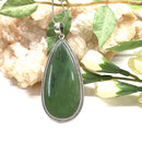 Nephrite Jade Premium Pendants in Silver