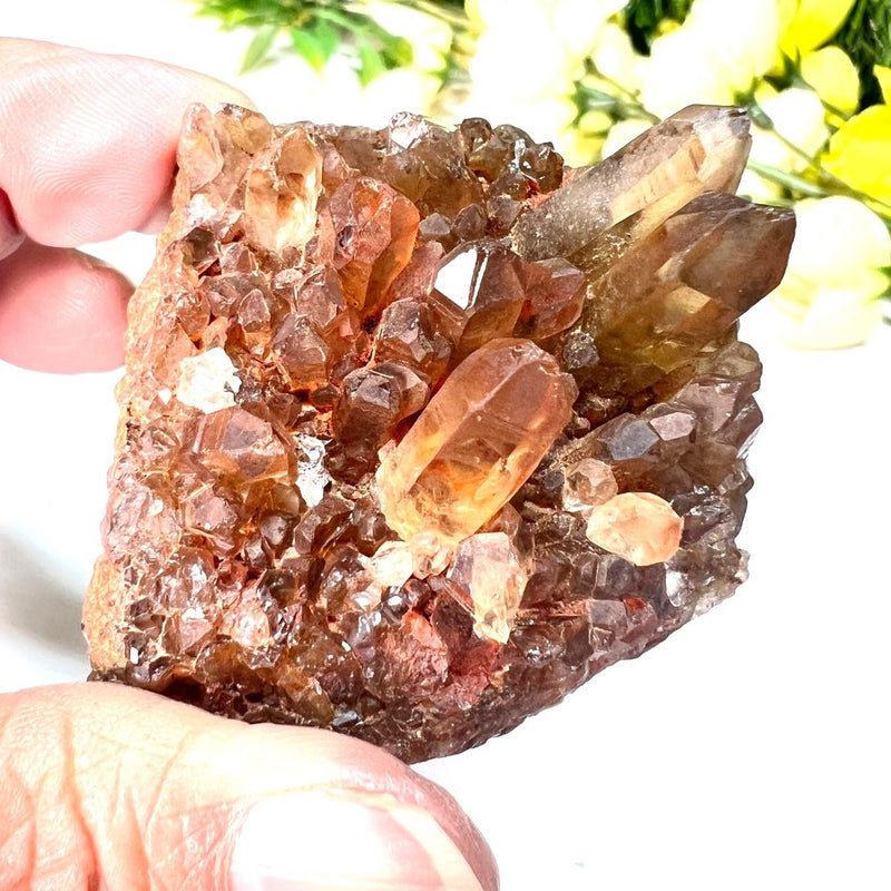 Natural Citrine Clusters from Nigeria (Career) (Not Heated)