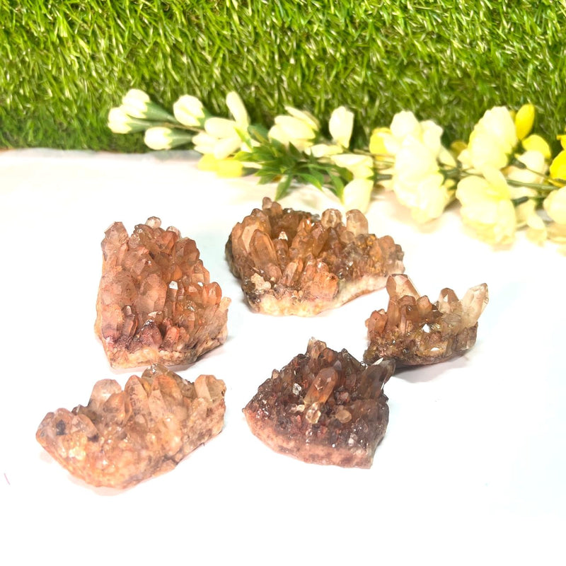 Natural Citrine Clusters from Nigeria (Career) (Not Heated)