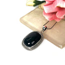 Black Obsidian Premium Silver Pendants (Protection & Grounding)