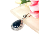 Black Obsidian Premium Silver Pendants (Protection & Grounding)