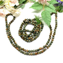 Ocean Jasper 8 mm Round 108 + 1=109 Beads Stone Jaap Mala