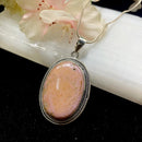 Orange Phosphosiderite Premium Pendants in Silver